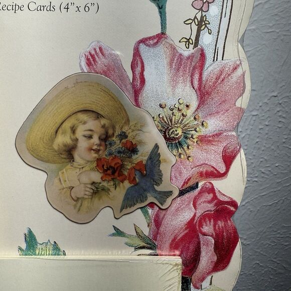 VTG Victorian Kitchen Set Shopping List, Labels, Notepad, Magnets, Recipe Cards - Picture 11 of 16